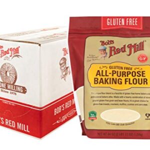 Bob's Red Mill Gluten Free All Purpose Baking Flour, 44-ounce (Pack of 4)