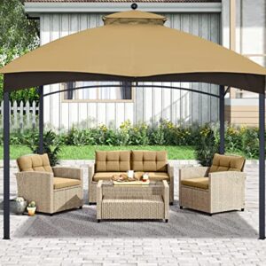 ABCCANOPY Riplock Gazebo Replacement Top for Lowe's Allen Roth #GF-12S004B-1