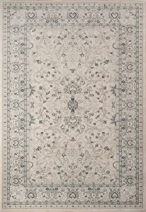 momeni rugs ziegler collection, traditional area rug, 9’3″ x 12’6″, ivory