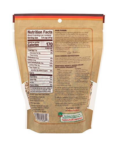 Bob's Red Mill Organic Tri-Color Quinoa Grain, 13 Oz