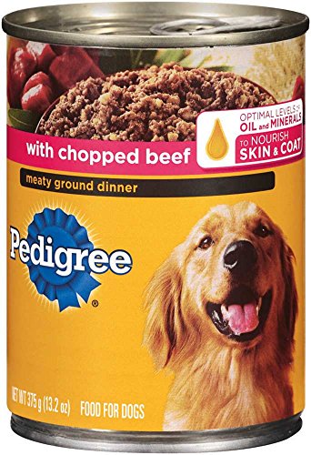 Pedigree Meaty Ground Dinner Multipack Chicken And Beef Dog Food 13.2 Ounces (Two 12-Can Cases)