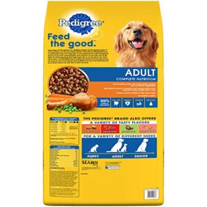 PEDIGREE Complete Nutrition Adult Dry Dog Food Roasted Chicken, Rice & Vegetable Flavor Dog Kibble, 36 lb. Bag