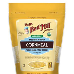 Bob's Red Mill Organic Medium Grind Cornmeal, 24 OZ