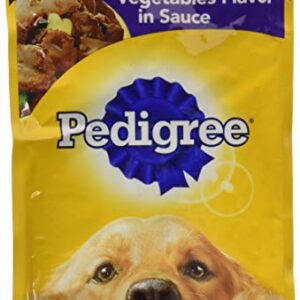 Pedigree Chopped Ground Dinner 8-Pouch Variety Pack,4-Meaty Ground Dinner with Hearty Chicken,4-Beef,Bacon and Cheese Flavors