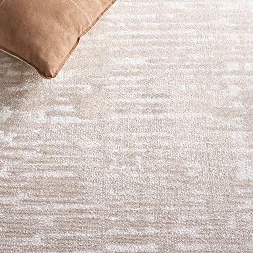 Safavieh Bayside Collection Machine Washable 5'3" x 7'6" Beige/Ivory BAY132B Living Room Dining Bedroom Area Rug