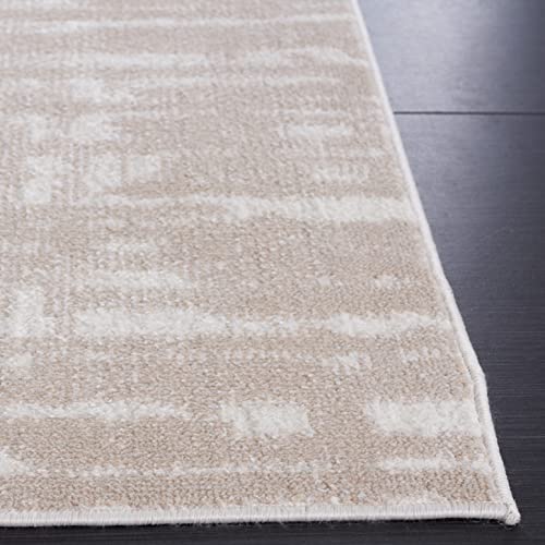 Safavieh Bayside Collection Machine Washable 5'3" x 7'6" Beige/Ivory BAY132B Living Room Dining Bedroom Area Rug