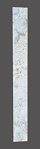 TR Stones River White Granite Threshold | Marble Saddle | Beveled (42" x 4")