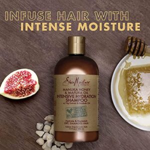 Shea Moisture Shampoo and Conditioner Set, Manuka Honey, Mafura Oil, Baobab Oil & Fig Extract, Hydrate + Replenish, Vitamin C, Sulfate Free & Hair Color Safe, Deep Conditioning, 13 Fl Oz Ea