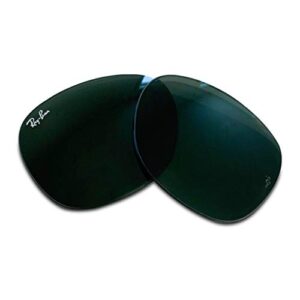 original new rb2132 new wayfarer crystal green replacement lenses 52mm + bundle with designer iwear complimentary care kit