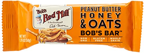 Bob's Red Mill Peanut Butter Honey & Oats bar - Single bar, 1.76 Oz