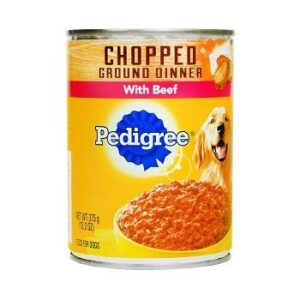 pedigree chop dinr can beef 13.2 oz – (pack of 6)