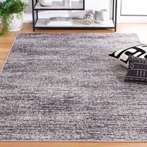 safavieh shivan collection 5’1″ x 7’6″ grey/dark grey shv144f modern contemporary non-shedding area rug