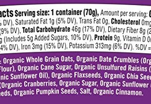 Bob's Red Mill Organic Gluten Free Oatmeal Cup, Fruit & Seed (Pack of 12)