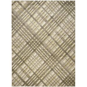 safavieh porcello collection 6′ x 9′ grey / dark grey prl7694a modern non-shedding living room bedroom dining home office area rug