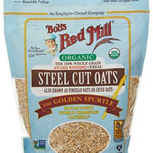 Bob's Red Mill Organic Steel Cut Oats, 24 Oz