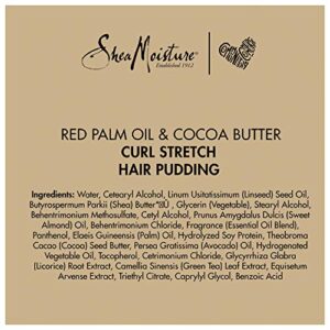 Sheamoisture Curl Stretch Pudding for Curls Red Palm Oil and Cocoa Butter with Shea Butter 11.5 oz