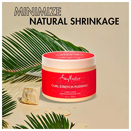 Sheamoisture Curl Stretch Pudding for Curls Red Palm Oil and Cocoa Butter with Shea Butter 11.5 oz