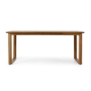 christopher knight home nibley dining table, teak