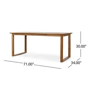 Christopher Knight Home Nibley Dining Table, Teak