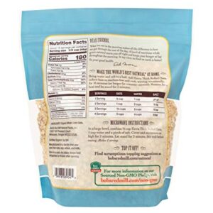 Bob's Red Mill Organic Extra Thick Rolled Oats, 32-ounce (Pack of 4)