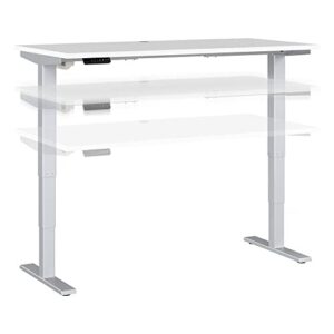 bush business furniture move 40 series height adjustable desk, 60w x 30d, white
