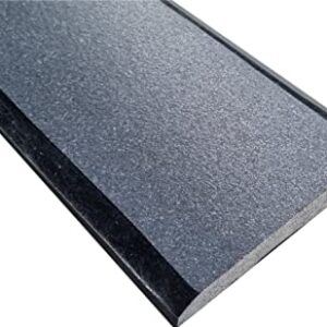 TR Stones Absolute Black Granite Threshold | Leather Finish | Beveled ( 48" x 4" )