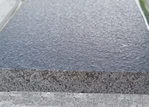 TR Stones Absolute Black Granite Threshold | Leather Finish | Beveled ( 48" x 4" )