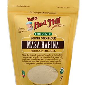 Bob's Red Mill Organic Masa Harina Corn Flour, 24-ounce (Pack of 4)