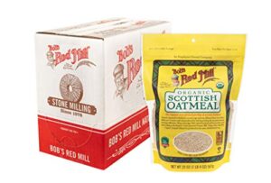 bob’s red mill organic scottish oatmeal, 20-ounce (pack of 4)