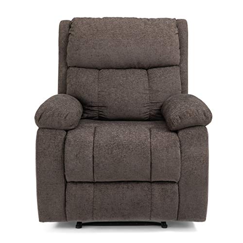 Christopher Knight Home Lindale Massage Recliner, Brown + Black 35.25D x 38.5W x 40.5H in