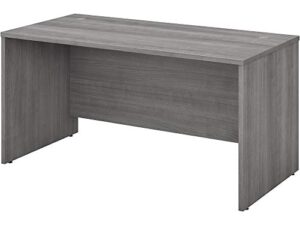 bush business furniture studio c collection desk shell, platinum gray