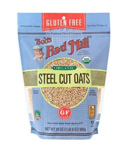 bob’s red mill gluten free organic steel cut oats (24 ounce, pack of 2)