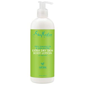 sheamoisture body lotion 100% tamanu oil for extra dry skin body lotion with shea butter 16oz