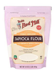 bob’s red mill finely ground tapioca flour, 16-ounce (pack of 3)