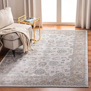 safavieh isabella collection 10′ x 14′ cream/beige isa940b oriental non-shedding living room dining bedroom area rug