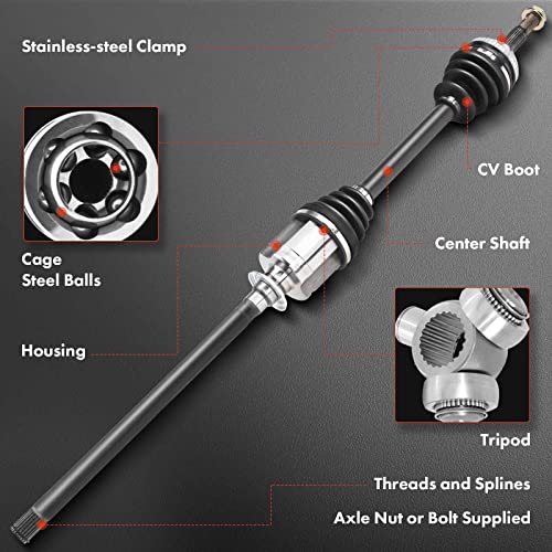 A-Premium CV Axle Shaft Assembly Compatible with Dodge Dart 2013 2014 2015 2016 2.0L 2.4L Auto Transmission, Colt 1984 1.6L Turbo, Front Right Passenger Side, Replace# 52123842AA, 52123842AB