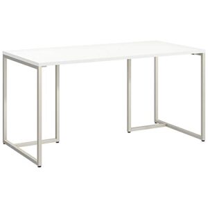 bush business furniture office by kathy ireland method table desk, 60w, white