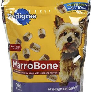 Pedigree Marrobone Real Beef Flavor Mini Snacks For Dogs 15 Oz.