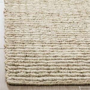 Safavieh Natural Fiber Collection 10' x 14' Ivory NF750A Handmade Farmhouse Premium Jute Area Rug