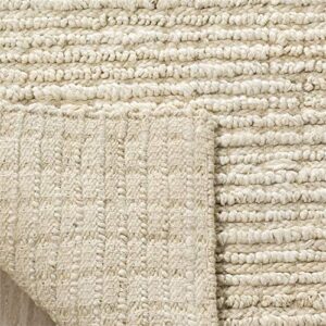 Safavieh Natural Fiber Collection 10' x 14' Ivory NF750A Handmade Farmhouse Premium Jute Area Rug