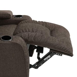 Christopher Knight Home Lavonia Massage Recliner, Brown + Black