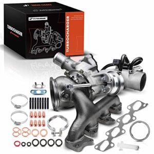 A-Premium Turbo Turbocharger and Complete Installation Kits Compatible with Buick, Chevy Vehicles - 1.4L Turbo - Encore 2013-2021, Cruze 2011-2019, Sonic 2012-2020, Trax 2013-2021 - Replaces 55565353