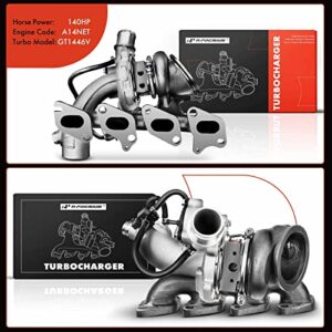 A-Premium Turbo Turbocharger and Complete Installation Kits Compatible with Buick, Chevy Vehicles - 1.4L Turbo - Encore 2013-2021, Cruze 2011-2019, Sonic 2012-2020, Trax 2013-2021 - Replaces 55565353