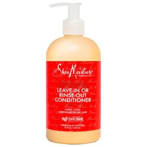 sheamoisture conditioner for curly hair red palm oil and cocoa butter with flaxseed oil 13 oz