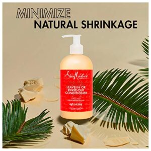 Sheamoisture Conditioner for Curly Hair Red Palm Oil and Cocoa Butter with Flaxseed Oil 13 oz