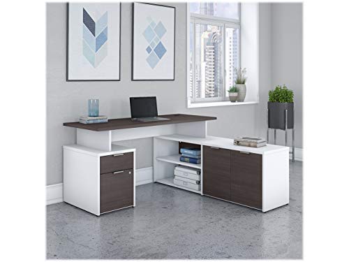 Bush Business Furniture Jamestown 60W L Shaped Desk with Drawers