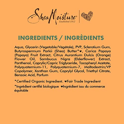 SheaMoisture Milk Gel for Wavy Curly Hair Papaya and Neroli Parabenfree Curl Gel Oz, 8 Ounce