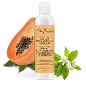 SheaMoisture Milk Gel for Wavy Curly Hair Papaya and Neroli Parabenfree Curl Gel Oz, 8 Ounce