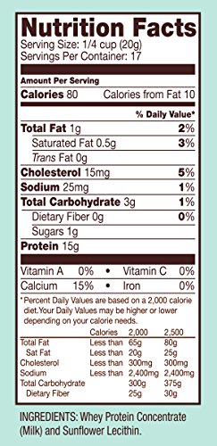 Bob's Red Mill Whey Protein Powder 12ounce Package May Vary, Red, unflavored, 12 Ounce (Pack of 2)