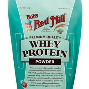 Bob's Red Mill Whey Protein Powder 12ounce Package May Vary, Red, unflavored, 12 Ounce (Pack of 2)